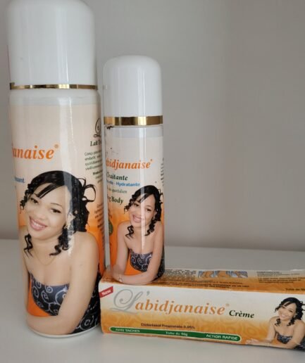 Gamme l'abidjanaise, lait, huile, crème