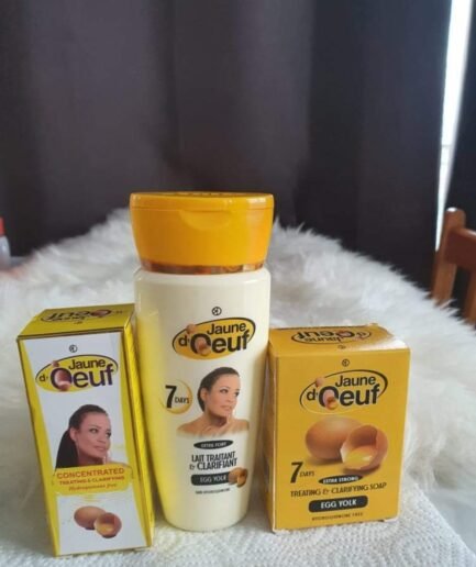 Jaune d'oeuf gamme lait , savon , sérum